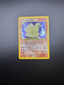 Pokemon TCG Ninetales Holo Rare Unlimited 12/102 Base Set Vintage - Image 1