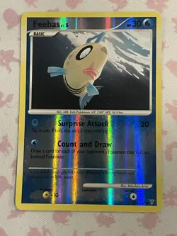 Pokemon TCG Feebas 104/147 Ultra Rare Reverse Holo LP/NM - Image 1