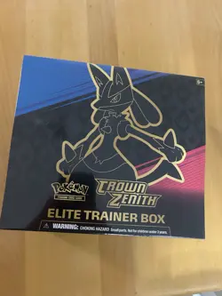 Pokemon Crown Zenith Elite Trainer Box ETB Sealed (tiny plastic tear) - Image 1