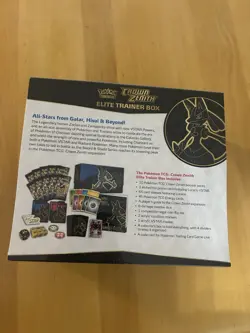 Pokemon Crown Zenith Elite Trainer Box ETB Sealed (tiny plastic tear) - Image 3