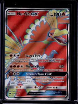 2017 Pokemon Sun & Moon Burning Shadows Ho-Oh GX #131/147 - Image 1