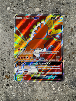 Pokemon TCG Cards Ho-Oh GX 131/147 Burning Shadows Full Art Ultra Rare NM - Image 1