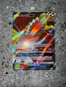 Pokemon TCG Cards Ho-Oh GX 131/147 Burning Shadows Full Art Ultra Rare NM - Image 3