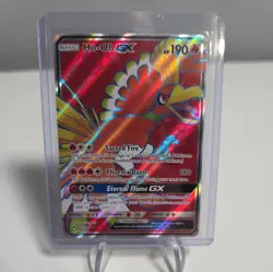 Ho-Oh GX 131/147 Burning Shadows Full Art Ultra Rare Holo Pokemon TCG Card - Image 1