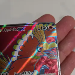 Ho-Oh GX 131/147 Burning Shadows Full Art Ultra Rare Holo Pokemon TCG Card - Image 5