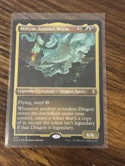 Miirym, Sentinel Wyrm Foil Etched Commander Legends: Battle for Baldur's CLB NM - Image 1