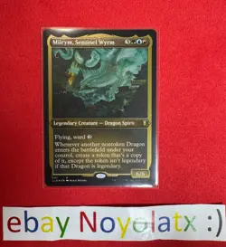 1x FOIL ETCHED NM MTG Miirym, Sentinel Wyrm - CLB - Image 1