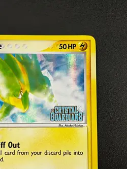 Electrike 52/100 - EX Crystal Guardians Reverse Holo Stamped Pokemon Card LP - Image 4