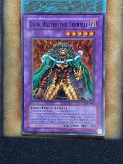 Yugioh Dark Balter The Terrible LOD-002 Super Rare LP - Image 1