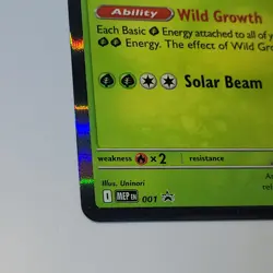 Meganium Pre Release Mega Evolutions Promo Card Pokemon TCG - Image 5