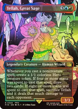 Tellah, Great Sage 0349 Foil Final Fantasy FIN MTG Magic Card NM - Image 1