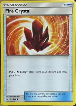 Fire Crystal - 173/214 - Unbroken Bonds Pokemon 2019 - Image 1