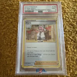 2023 Promo Klara Premium Tournament Collection # 145 Klara Holo PSA 9 MINT - Image 1
