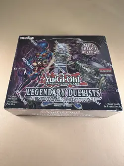 Yu-Gi-Oh Legendary Duelists: Immortal Destiny 1st Edition Booster Box New Sealed - Image 1