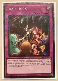 Trap Trick 1st Edition Prismatic Collector's Rare RA03-EN078 Yu-Gi-Oh! - Image 1