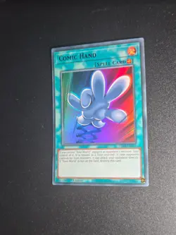 Comic Hand - DLCS-EN077 Ultra Rare BLUE Writing - 1st Edition- Yugioh Card - Image 1