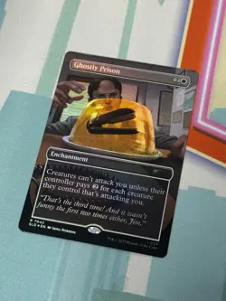Magic Secret Lair X The Office - Ghostly Prison - From Dwight's Destiny Foil MtG - Image 2