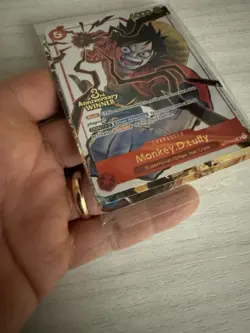 One Piece TCG 3rd Anniversary Winner Pack Sealed ENG Monkey Luffy ST01-012 Foil - Image 4