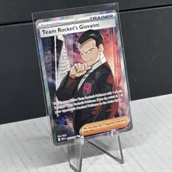 Pokemon TCG: Team Rocket's Giovanni 225/182 Sv10: Destined Rivals Holo Secret 🔥 - Image 3