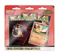 🔥 X4 Pokemon TCG Ascended Heroes Tech Sticker Collection CHARMANDER PRE-SALE - Image 1