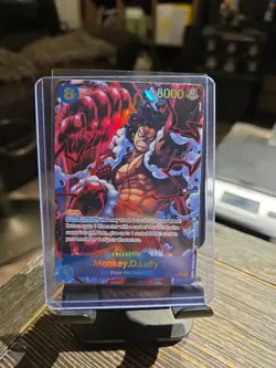 Monkey.D.Luffy (118) (Alternate Art) OP11-118 A Fist of Divine Speed Foil - Image 1