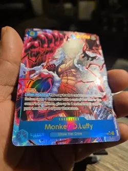 Monkey.D.Luffy (118) (Alternate Art) OP11-118 A Fist of Divine Speed Foil - Image 4