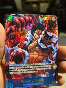 Monkey.D.Luffy (118) (Alternate Art) OP11-118 A Fist of Divine Speed Foil - Image 5