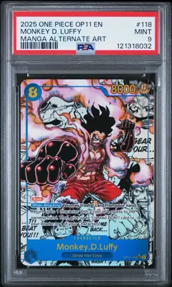 Monkey.D.Luffy (118) (Manga) OP11-118 A Fist of Divine Speed Foil - Image 1