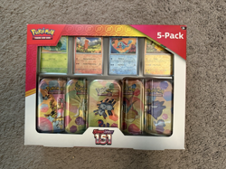 Pokemon Scarlet & Violet 151 Mini Tins 5 Pack Sealed Costco Bundle Box - Image 1