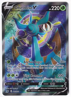 Dhelmise V 187/202 - Sword & Shield Base - NM Ultra Rare - Pokemon TCG - Image 1