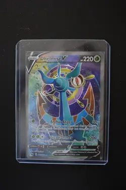 Dhelmise V (Full Art) 187/202 Ultra Rare Sword & Shield Pokemon TCG - PACK FRESH - Image 1