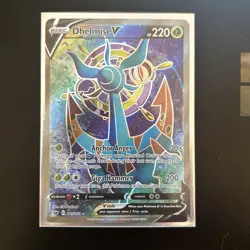 Pokemon TCG Dhelmise v Sword & Shield Base Set Holo Card 187/202 Full Art - Image 1