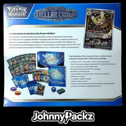 Pokemon TCG Scarlet & Violet Stellar Crown Pokemon Center Elite Trainer Box ETB - Image 2