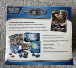 Pokemon TCG Scarlet & Violet Stellar Crown Pokemon Center ETB Elite Trainer Box - Image 2