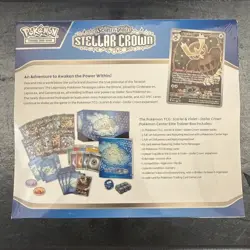 Pokemon TCG Scarlet & Violet Stellar Crown Pokemon Center ETB Elite Trainer Box - Image 2