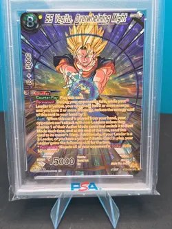 PSA 10 Dragonball Card Game SS Vegito, Overwhelming Might BT20-099 SPR - Image 4