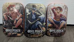 ONE PIECE CARD GAME - TIN PACK SET VOL. 2 (TS-02, OP13) x 3 SAFE SHIP NOW - Image 1