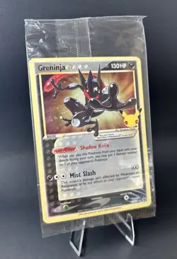 Pokemon Celebrations Gold Star Holo Greninja Card SWSH144 NM Sealed - Image 1