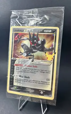 Pokemon Celebrations Gold Star Holo Greninja Card SWSH144 NM Sealed - Image 3