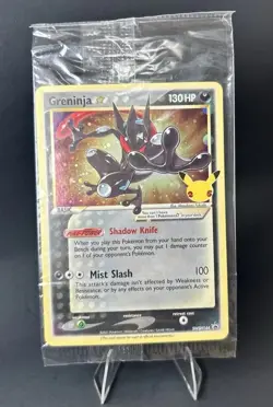 Pokemon Celebrations Gold Star Holo Greninja Card SWSH144 NM Sealed - Image 5