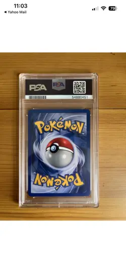 PIKACHU YELLOW CHEEKS 1999-2000 4th PRINT POKEMON CARD BASE SET - PSA 9 MINT - Image 2