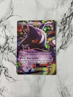 Gengar Ex Jumbo Card And Normal Size Pokemon Cards - Image 2
