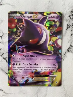 Gengar Ex Jumbo Card And Normal Size Pokemon Cards - Image 3