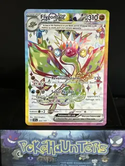 Pokemon Card Flygon ex 222/191 Surging Sparks Full Art Ultra Rare Holo Near Mint - Image 1
