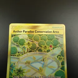 Aether Paradise Conservation Area SV87/SV94 Hidden Fates Holo Pokemon Card - Image 2