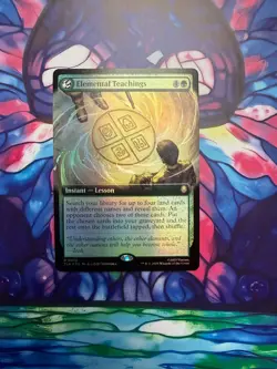 Elemental Teachings Avatar: The Last Airbender Extended Art Foil Rare - Image 1