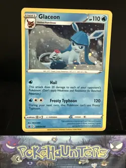 Pokemon Card Glaceon SWSH192 SWSH Black Star Promo Holo Rare Near Mint - Image 1