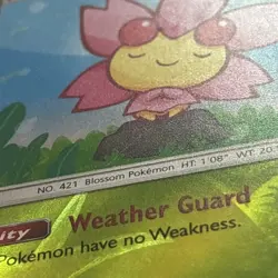 Cherrim 11/156 SM - Ultra Prism Uncommon Reverse Holo Pokemon TCG HP - Image 2