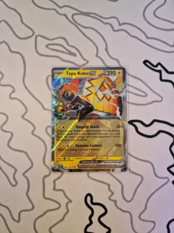 Pokemon TCG Tapu Koko ex Paradox Rift 068/182 Holo Double Rare - Image 1