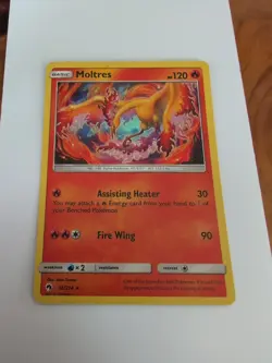 Pokemon Card TCG - Moltres 38/214 (Cracked Ice Holo Rare) - LP - Image 1